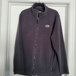 The North Face Men's black full zip fleece size XL